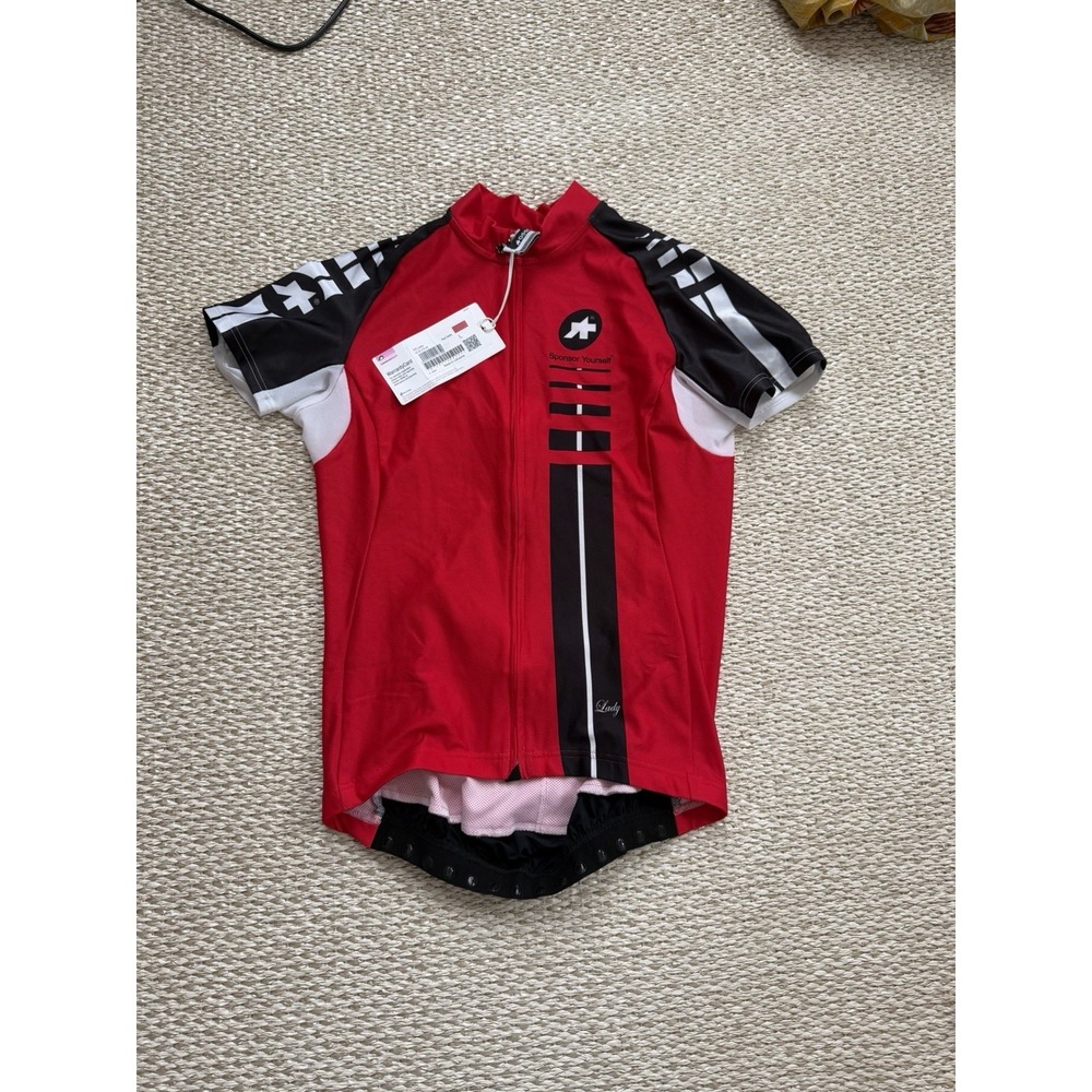 Women's NWT Assos Cycling Jersey Bike Red Large